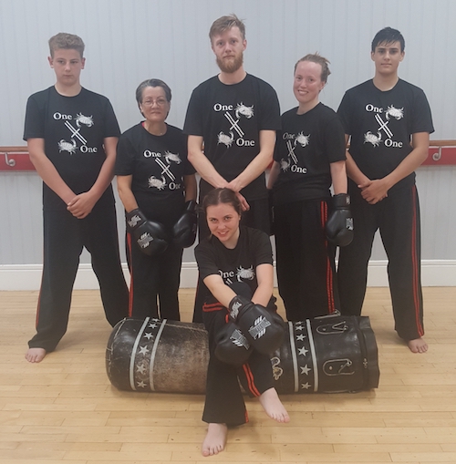 Group of students posing at Richmond Olympus Gym